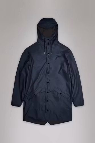 Rains -  Unisex Long Jacket - Navy