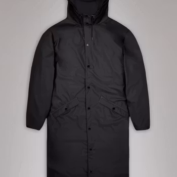 Rains - Unisex Longer Jacket - Black