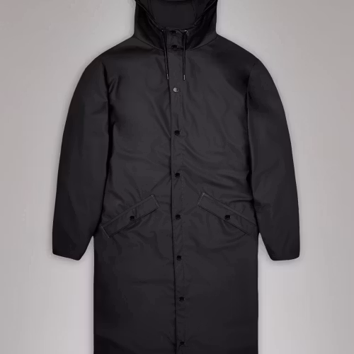 Rains - Unisex Longer Jacket - Black