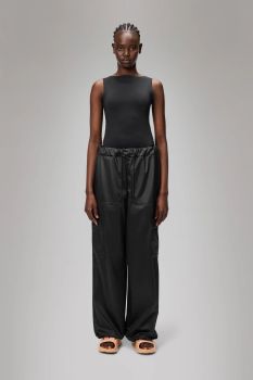 Rains - Unisex Cargo Rain Pants Wide - Black Grain