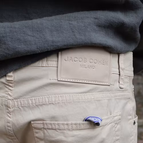 Jacob Cohën - Nick Slim Fit - Light Beige