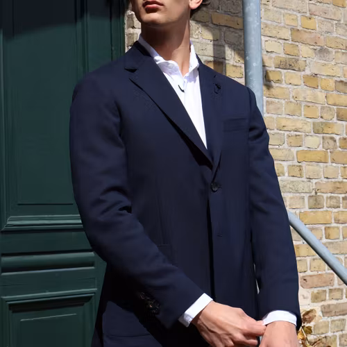 Lardini - Wool Blazer - Royal navy