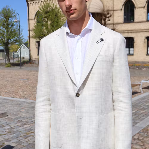 Lardini - Iconic Blazer - Beige melerad