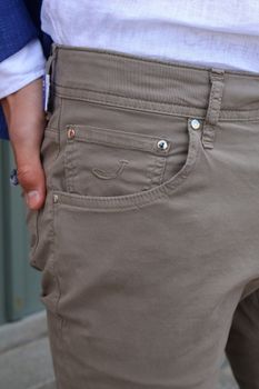 Jacob Cohën - Nick - Slim fit - Elephant Grey