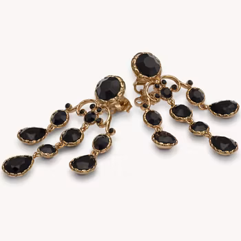 Lily and Rose -  VICTORIA EARRINGS – JET