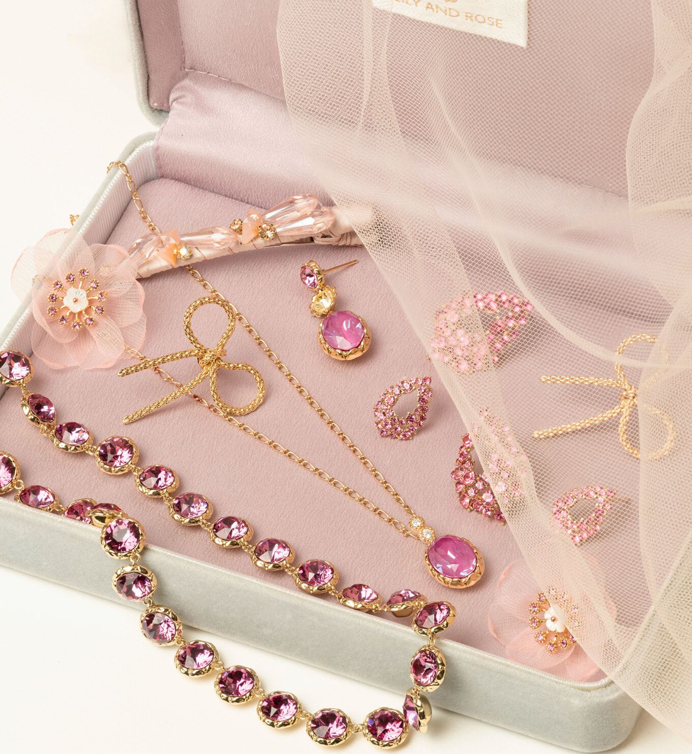 Lily and Rose -  AUDREY NECKLACE – ORCHID