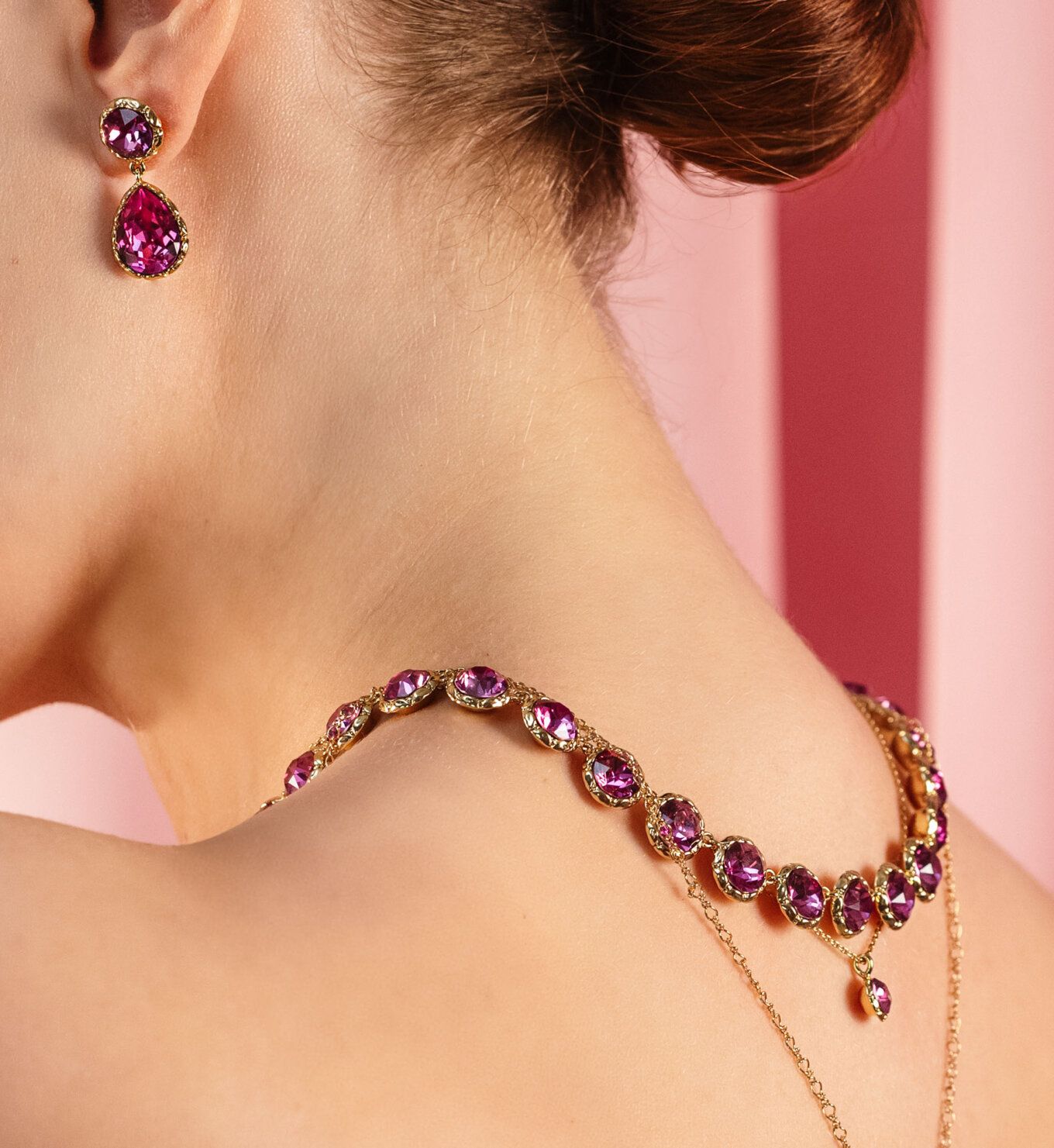 Lily and Rose - VICTORIA NECKLACE – DARK ROSE