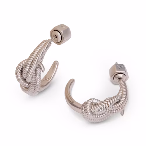 Ylva Li - YVES KNOT EARRINGS – SILVER