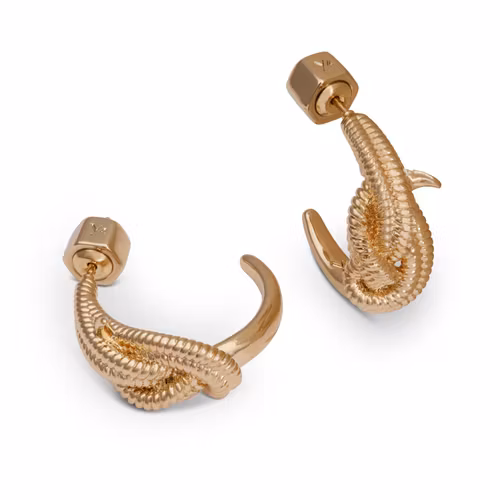 Ylva Li - YVES KNOT EARRINGS – GOLD