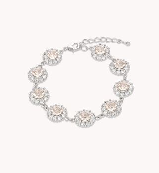Lily and rose - Sofia bracelet - Silk