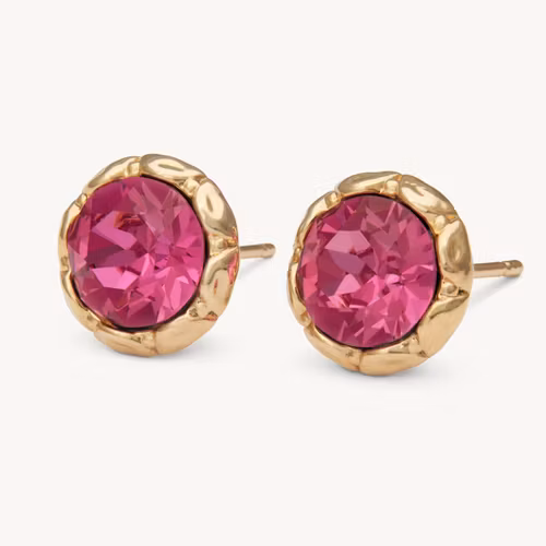 Lily and rose - Miss Victoria earrings - Dark rose