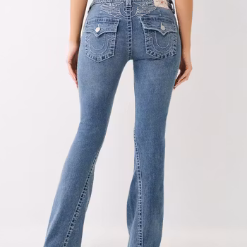 True Religion - BIG T HORSESHOE WING FLARE JEAN - Boho