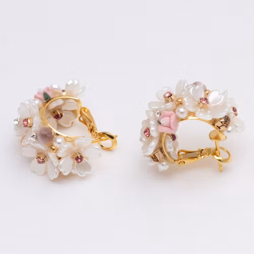 Lily and rose - ANASTASIA EARRINGS – IVORY
