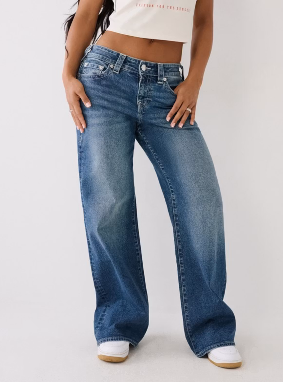 True Religion - bobbi baggy jean - dark wash