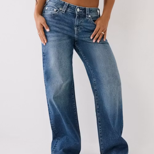 True Religion - bobbi baggy jean - dark wash