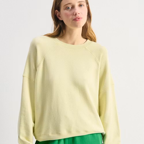 American Vintage - WOMEN'S SWEATSHIRT ATUBAY - FENNEL