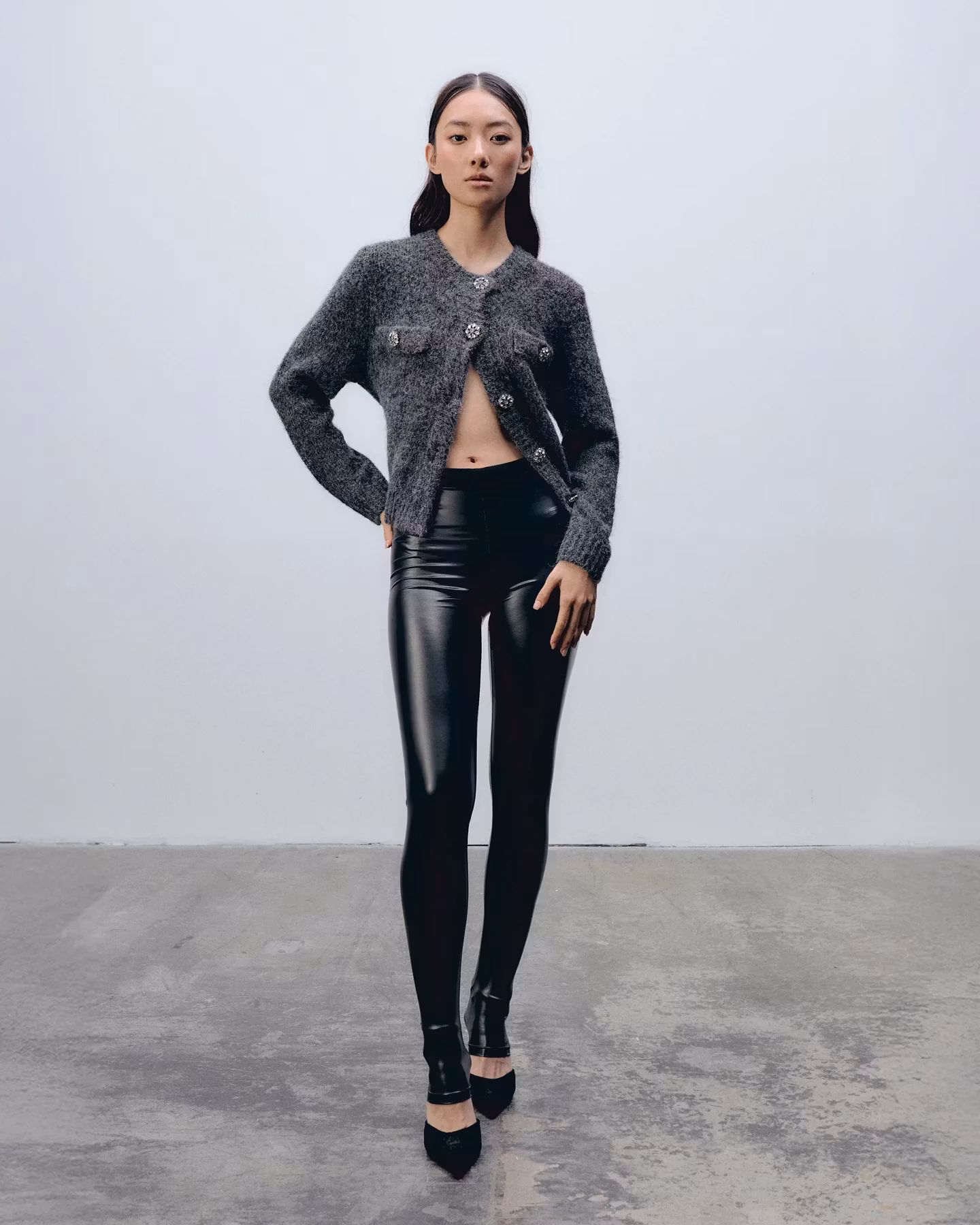 Ida Sjöstedt - Julee Cardigan - Dark Grey