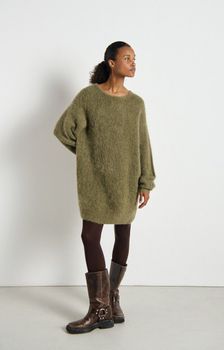 American Vintage - WOMEN’S DRESS NIBY - KHAKI