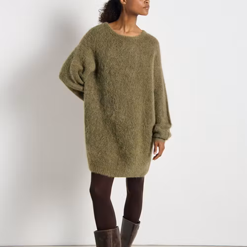 American Vintage - WOMEN’S DRESS NIBY - KHAKI