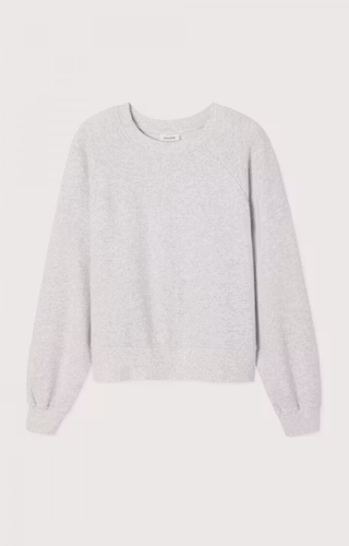 American Vintage - WOMEN'S SWEATSHIRT ATUBAY - ARCTIC MELANGE