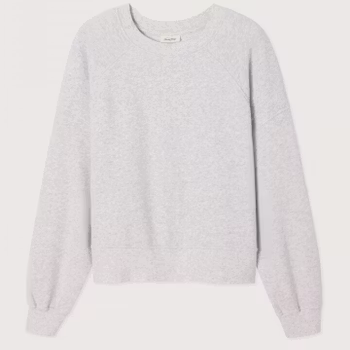 American Vintage - WOMEN'S SWEATSHIRT ATUBAY - ARCTIC MELANGE