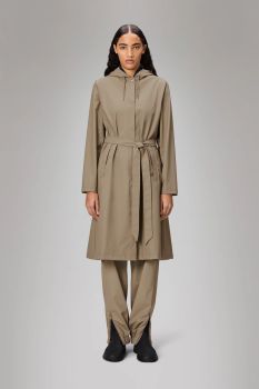 Rains -  A-Line Longer W Jacket - Beige