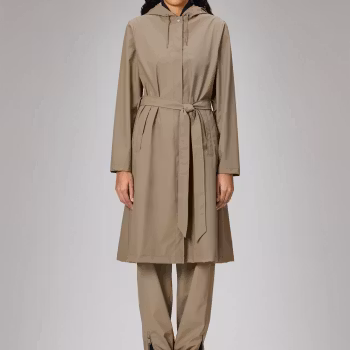 Rains -  A-Line Longer W Jacket - Beige