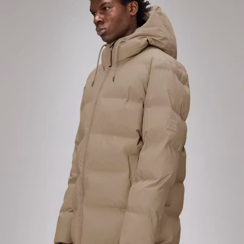 Rains - Alta Longer Puffer Jacket - Beige
