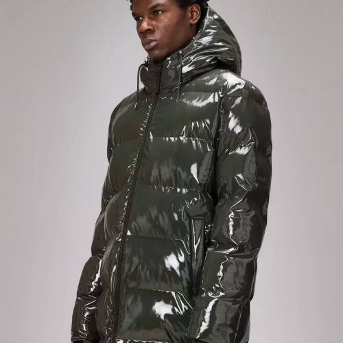 Rains - Alta Longer Puffer Jacket - Swamp