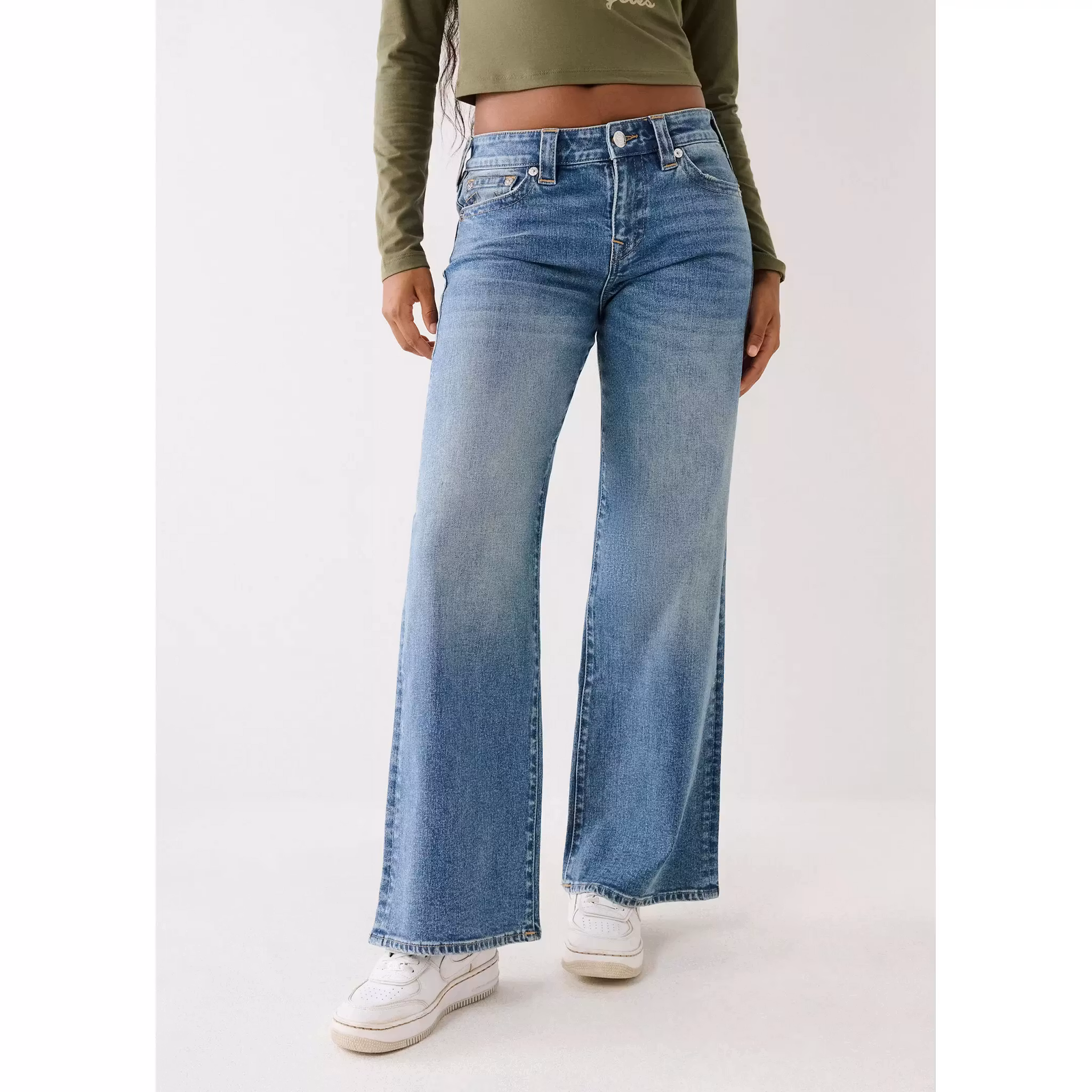 True Religion - Bobbi baggy jean - Medium Wash