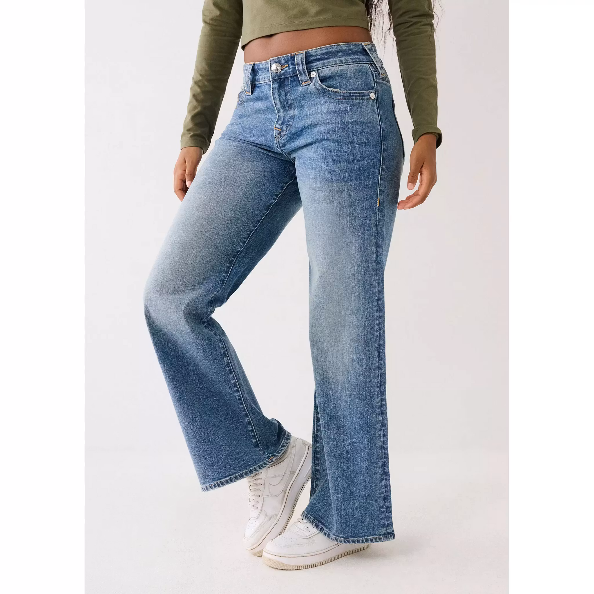 True Religion - Bobbi baggy jean - Medium Wash