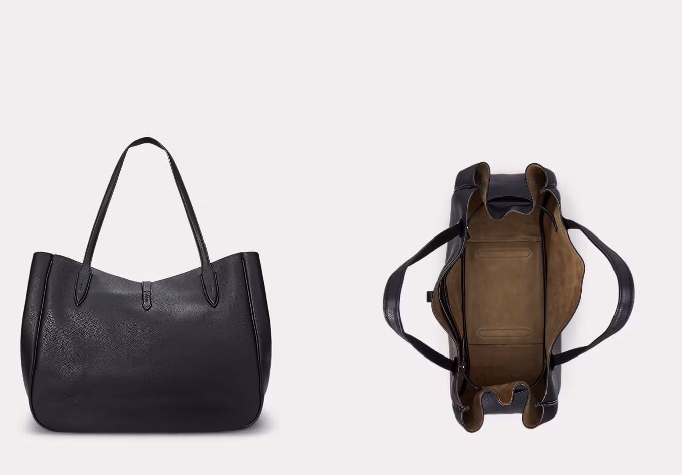 Polo Ralph Lauren - Polo ID Leather Large Tote - Black
