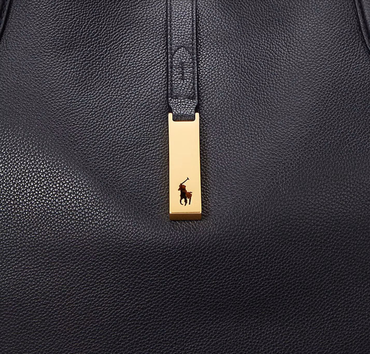 Polo Ralph Lauren - Polo ID Leather Large Tote - Black