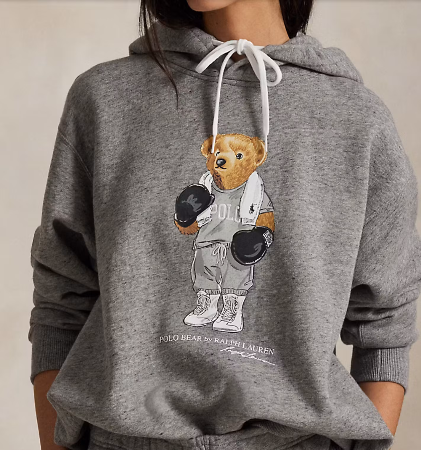 Polo Ralph Lauren - Polo Bear Fleece Hoodie - Grey