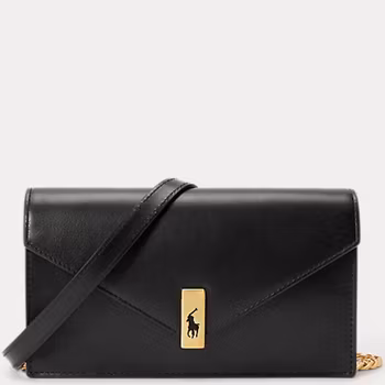 Polo Ralph Lauren - Polo ID Leather Chain Wallet and Bag - Black