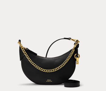 Polo Ralph Lauren - Polo ID Leather Mini Chain Bag - Black