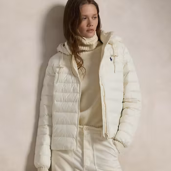 Polo Ralph Lauren - Water-Resistant Packable Hooded Jacket - Estate Cream