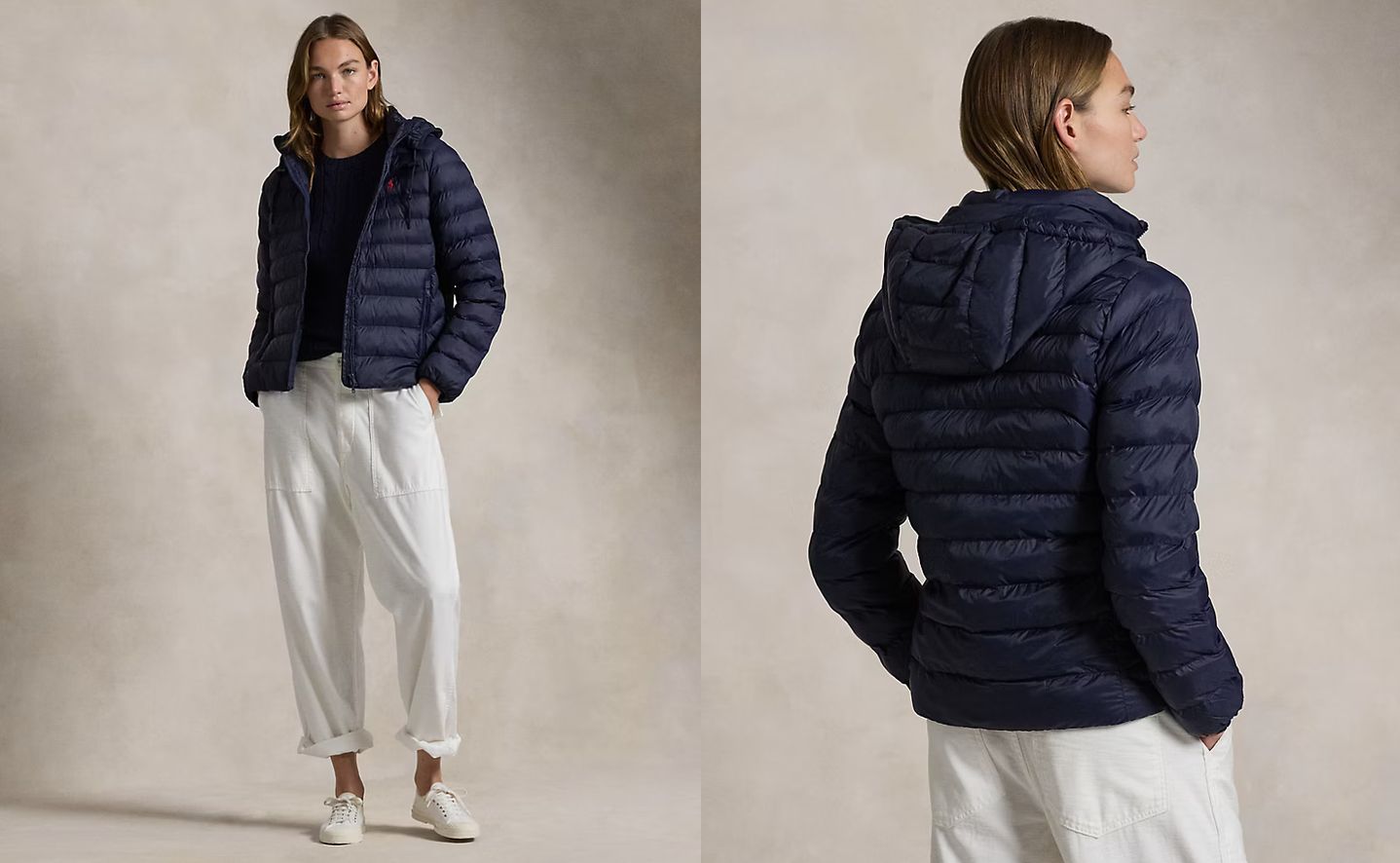 Polo Ralph Lauren - Water-Resistant Packable Hooded Jacket - Estate Cream