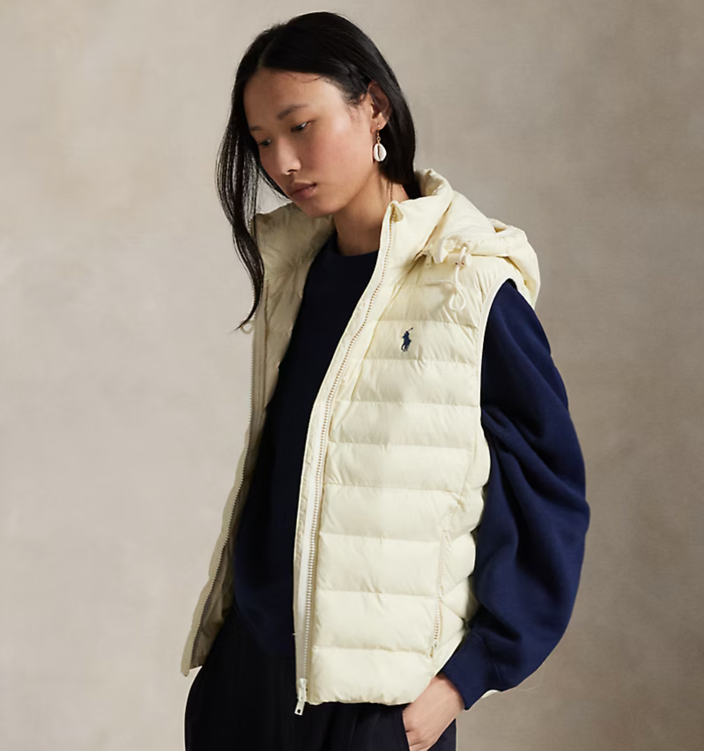 Polo Ralph Lauren - Water-Repellent Packable Gilet - Estate Cream