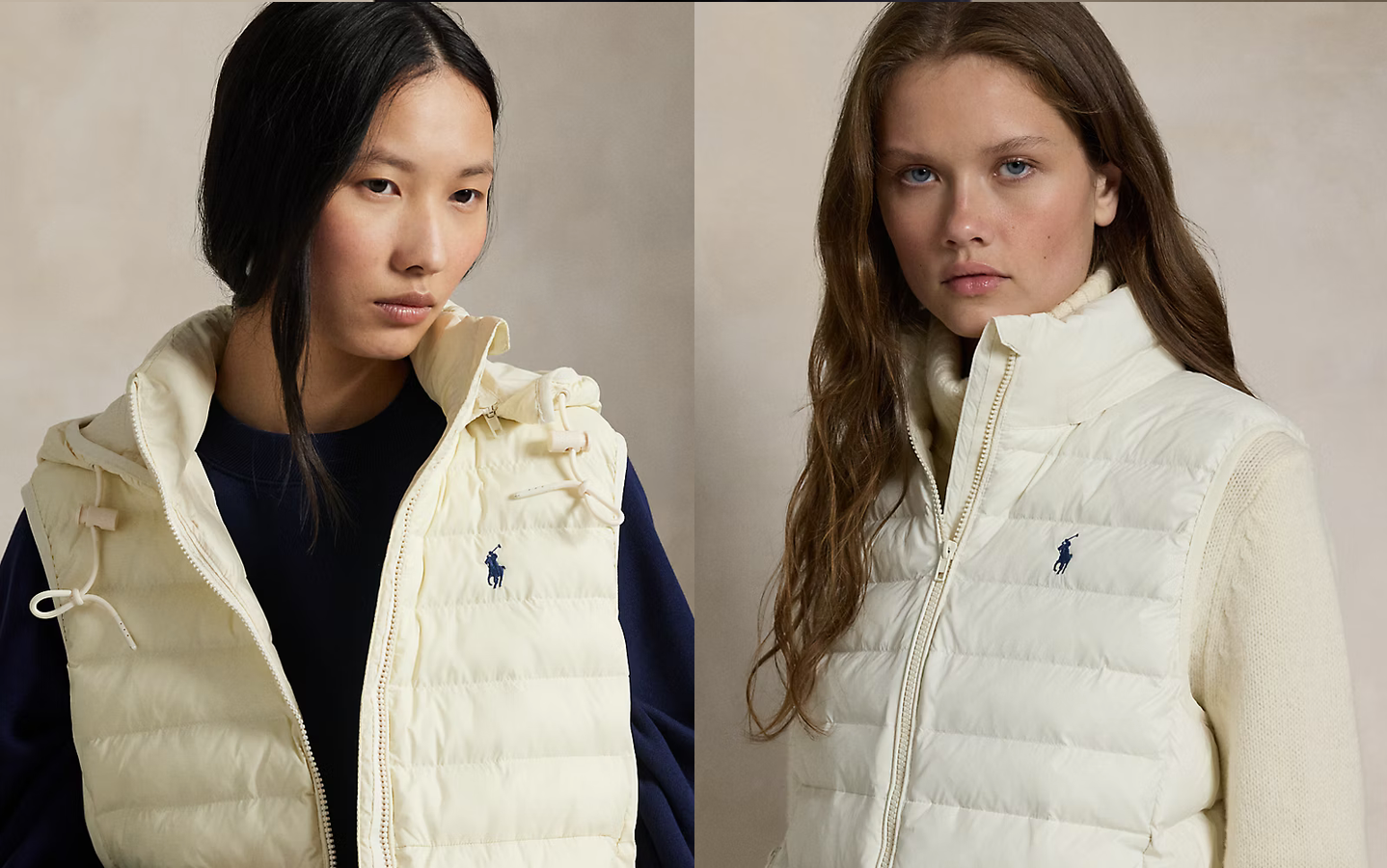 Polo Ralph Lauren - Water-Repellent Packable Gilet - Estate Cream