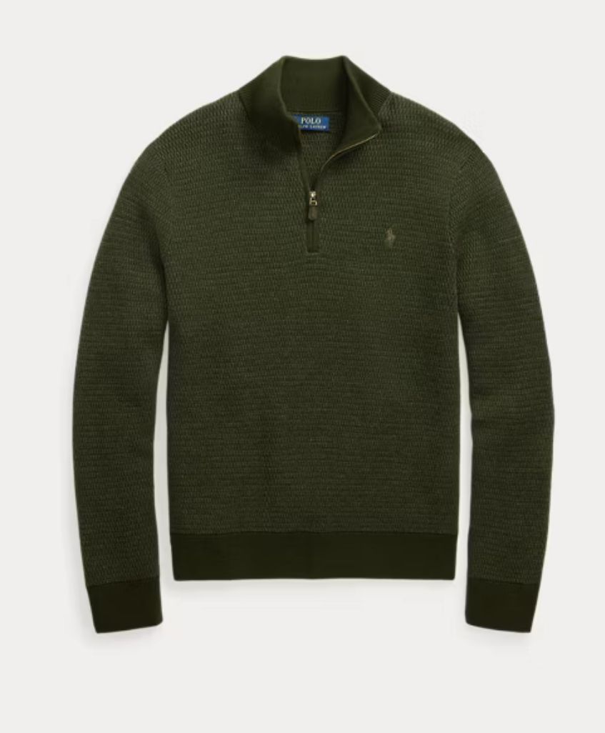 Polo Ralph Lauren - Washable Wool Quarter-Zip Jumper