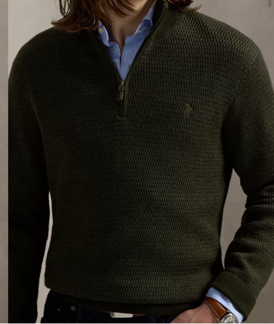 Polo Ralph Lauren - Washable Wool Quarter-Zip Jumper