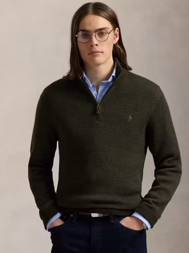 Polo Ralph Lauren - Washable Wool Quarter-Zip Jumper