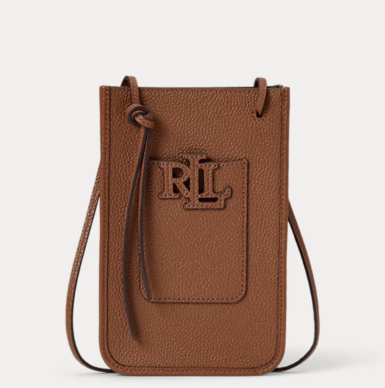 Ralph Lauren - Lauren - Pebbled Cameryn Crossbody Tech Case - Lauren Tan