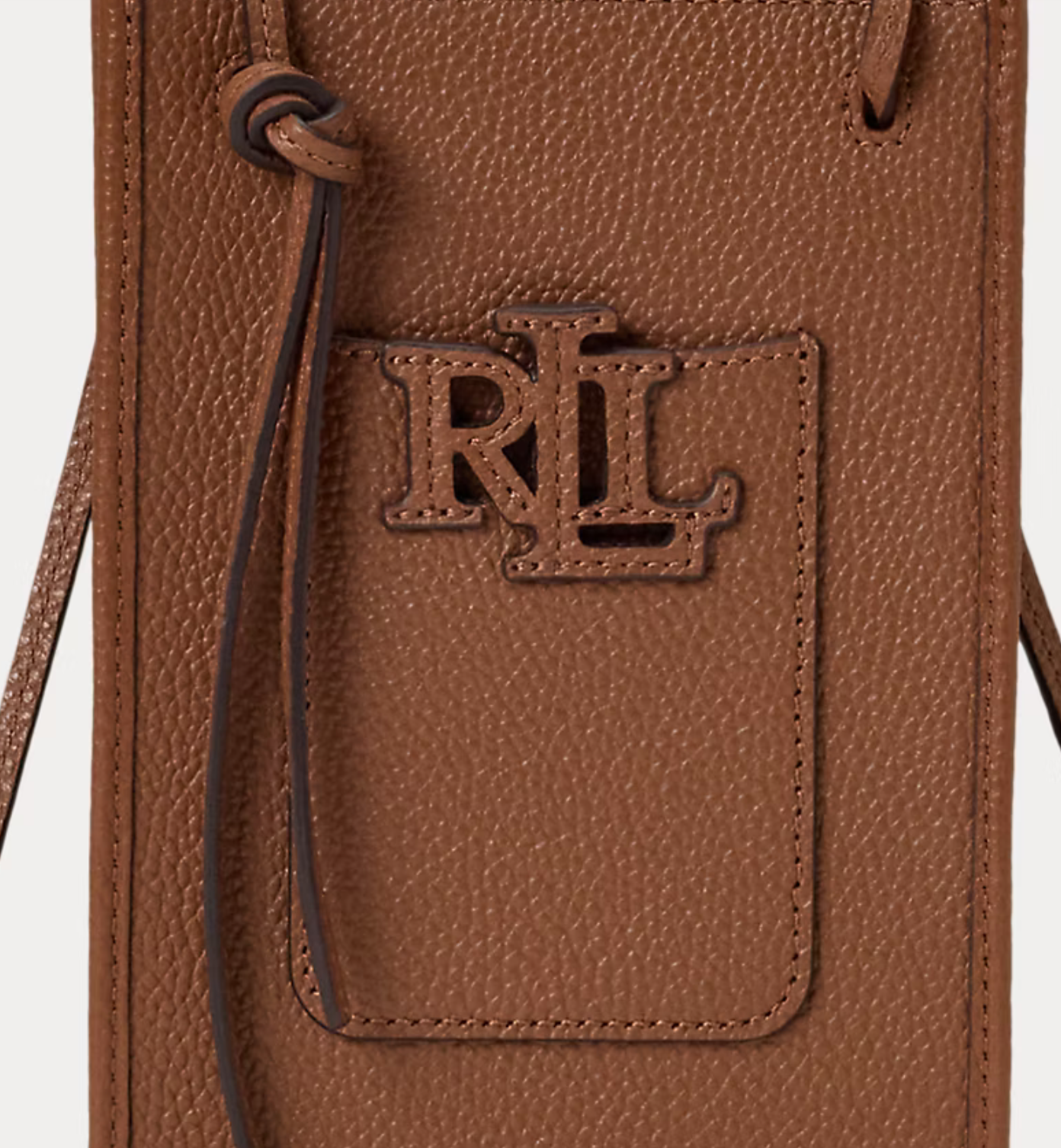 Ralph Lauren - Lauren - Pebbled Cameryn Crossbody Tech Case - Lauren Tan