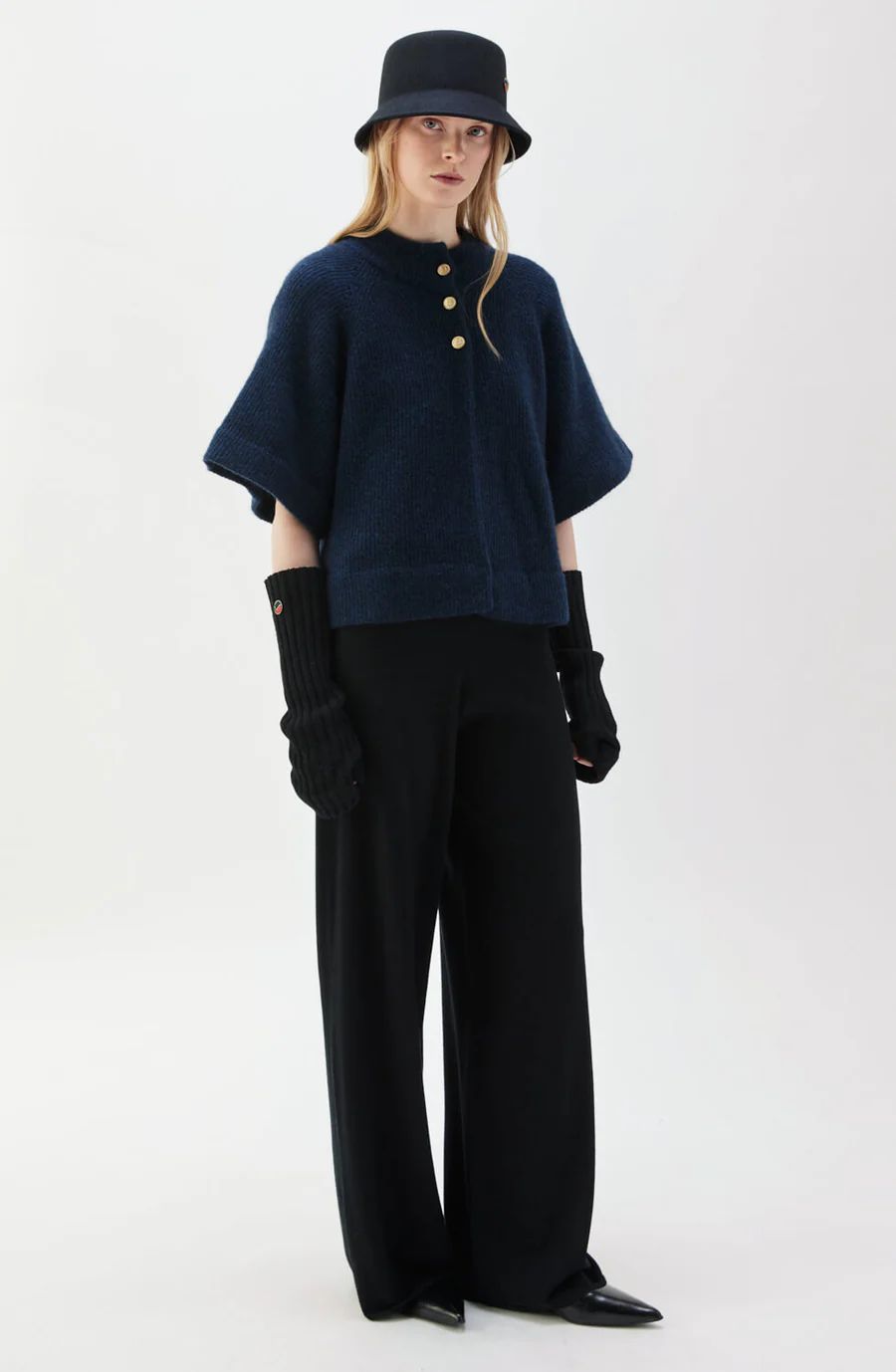 Busnel - VILANIE CARDIGAN - DARKBLUE MELANGE