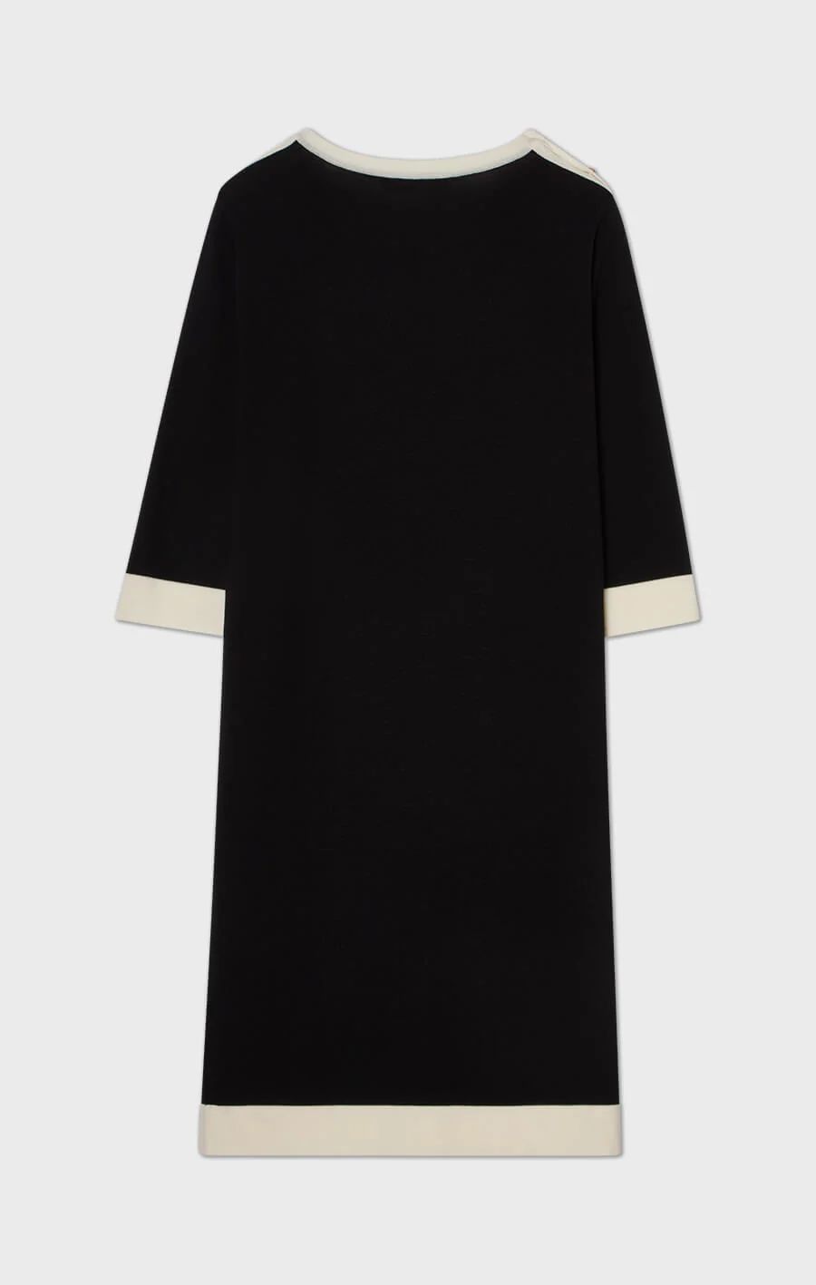 Busnel - NOUR DRESS - BLACK/ECRU