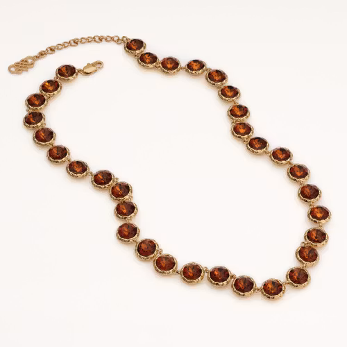 Lily and Rose - VICTORIA NECKLACE – SMOKED AMBER (LIMITED)