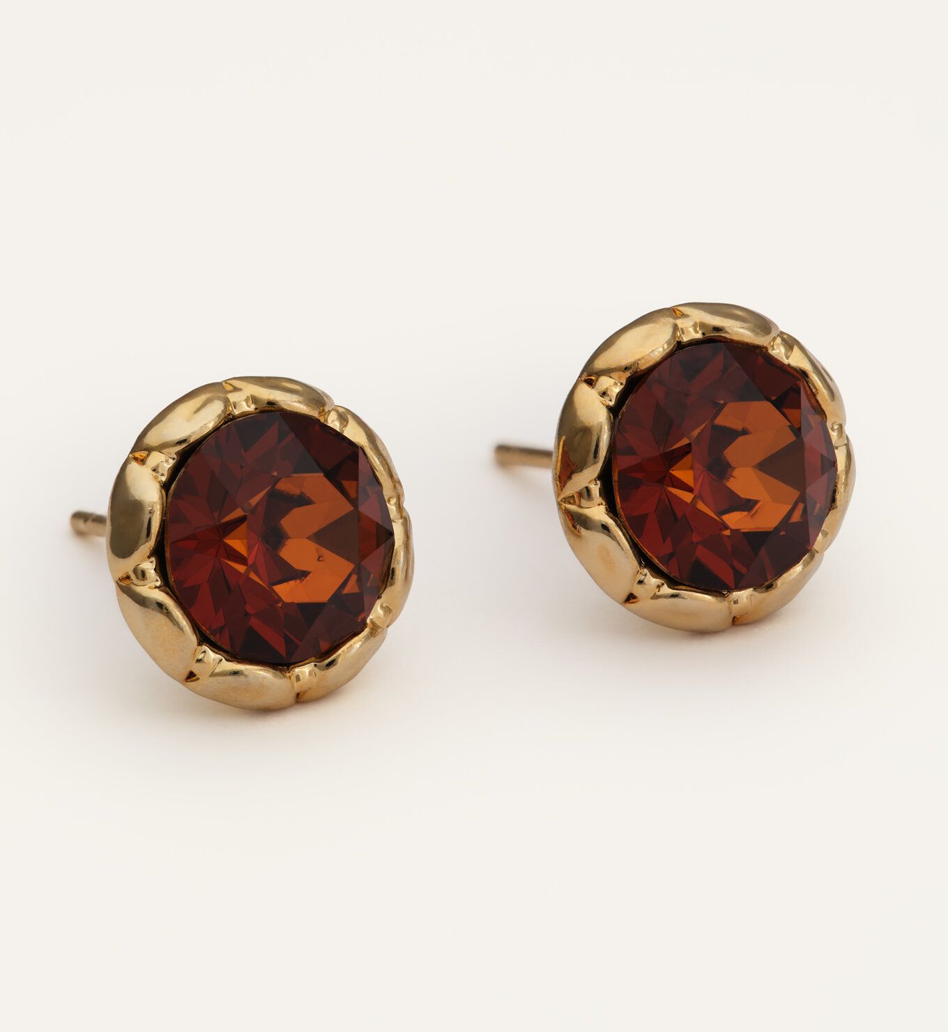 Lily and Rose - MISS VICTORIA STUD EARRINGS – SMOKED AMBER (LIMITED)