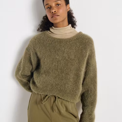 American Vintage - WOMEN'S JUMPER NENYBAY - Green